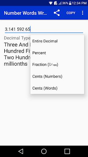 Number Words Writer Lite screenshot 2
