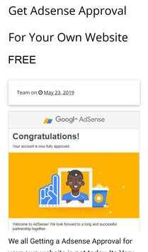 Get Adsense screenshot 2