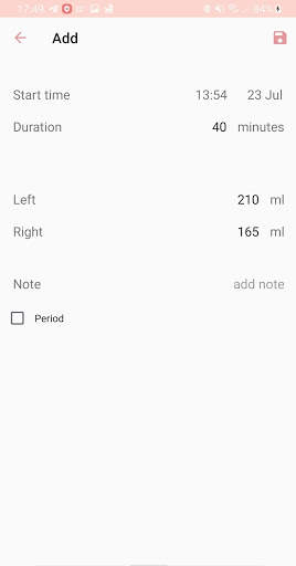 PumpLog - Exclusive Pumping Tracker screenshot 2