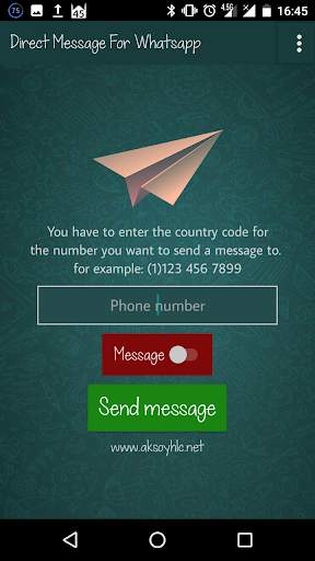 Direct Message For WhatsApp screenshot 1