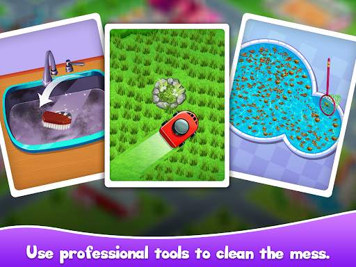 Big Home Cleanup Cleaning Game screenshot 10
