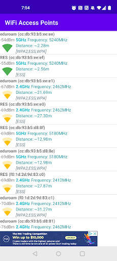 WiFi Access Points screenshot 1