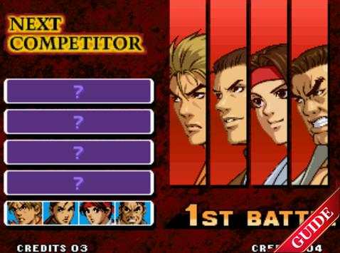 Guide for King of Fighters 99 screenshot 1