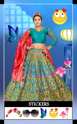 Chaniya Choli Photo Suit Editor screenshot 3