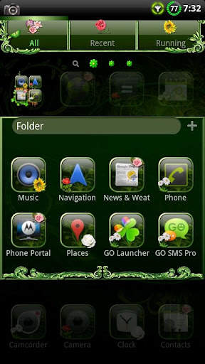 Nature v2 GO Launcher EX Theme screenshot 4
