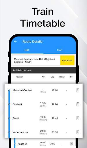 Indian Railway Timetable Live screenshot 4