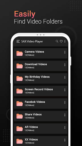 SAX Video Player - Gallery , MP3 Player All Format screenshot 2