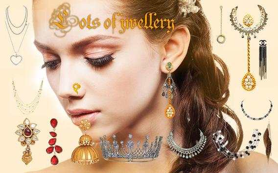 Jewelry Photo Face Stickers screenshot 1