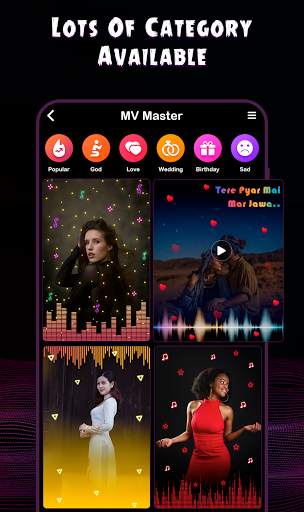 Vido Lyrical Video Status Maker & Vigo Video App screenshot 3