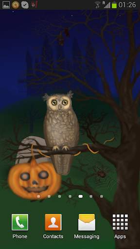 Halloween Owl Live Wallpaper screenshot 3