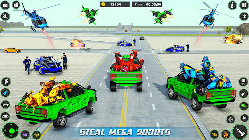 Stealth Robot Car Games 3d screenshot 6