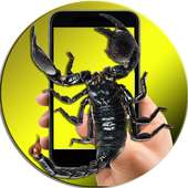 Scorpion On Hand Screen Photo logo