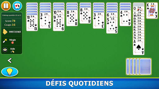 Spider Solitaire Jeu de Cartes screenshot 21