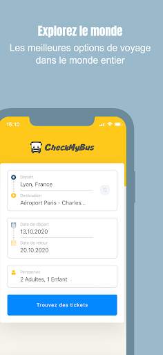CheckMyBus: Le comparateur d‘autocars screenshot 1