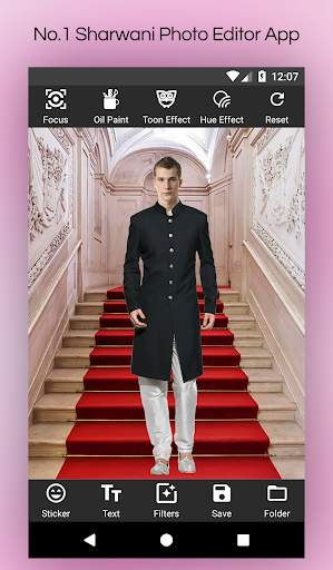 Men Sherwani Photo Suit Editor screenshot 4