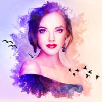 Neon Photo Editor Pro: Drip Art, Neon Line Art logo