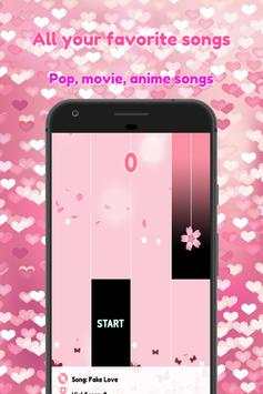BTS Pink Piano Tiles screenshot 2