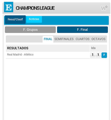 EuroFootball App screenshot 2