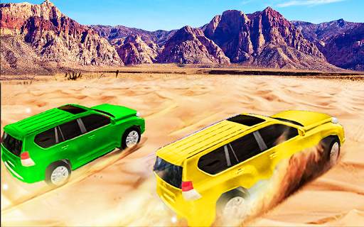 Offroad Desert Prado Game 4x4 Jeep Rally simulator screenshot 2
