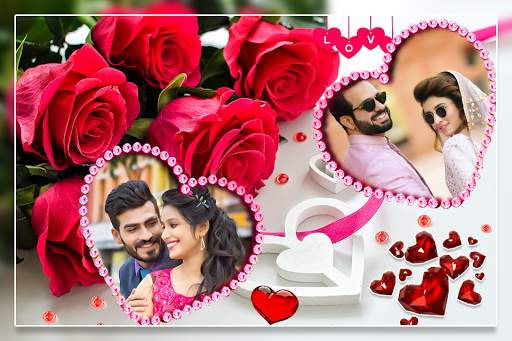 Love Couple Dual Photo Frame screenshot 1