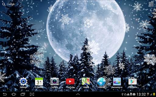 Winter Night Live Wallpaper screenshot 9