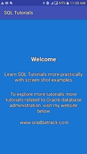 SQL Tutorials screenshot 1