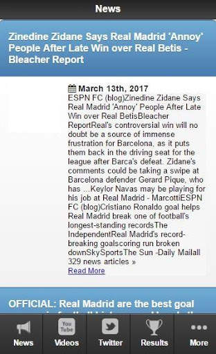 Madrid Football News screenshot 2