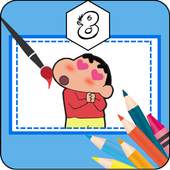 Shin chan painting game for kids 1.0