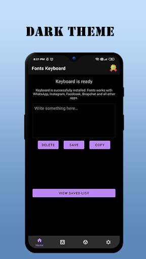 Fonts Keyboard - 100  Fancy Fonts & Emoji Keyboard screenshot 4