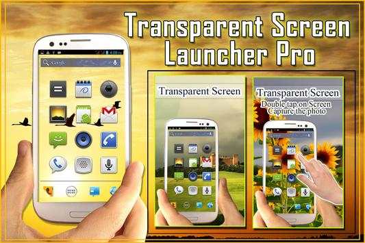 Transparent Screen Launcher Pr screenshot 6