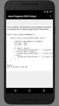 Java Programs With Output screenshot 5