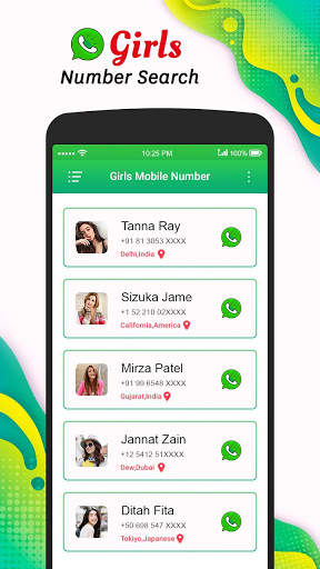Girls Mobile Number Friend Search Simulator screenshot 1