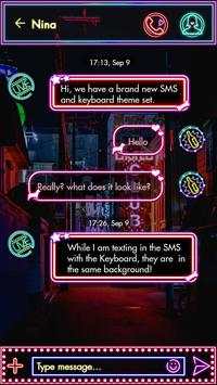 GO SMS PRO NIGHT CLUB THEME screenshot 3