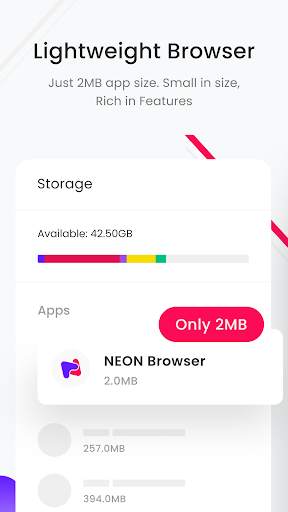 NEON Browser - Fast & Secure screenshot 5