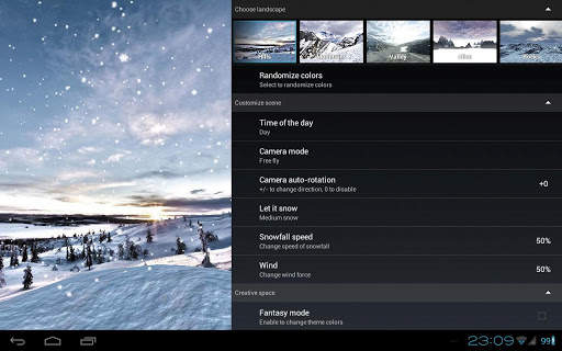 Snowfall 360° Free screenshot 13