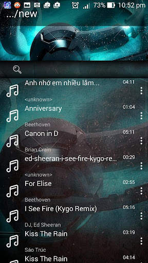 Storm Mp3 Player 3D 4 Android screenshot 14