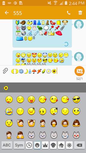 Emoji Font for FlipFont 9 screenshot 1