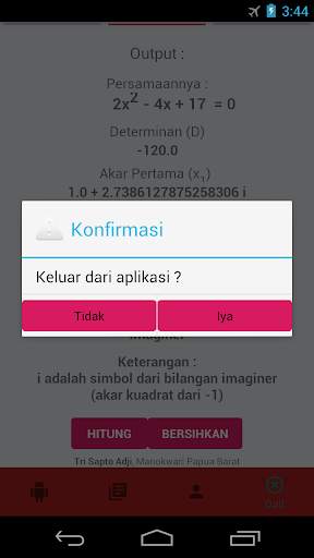 AndKuadrat - Square Root Equation Calculator скриншот 8