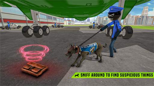 Stickman Police Dog Chase Crime Simulator screenshot 2