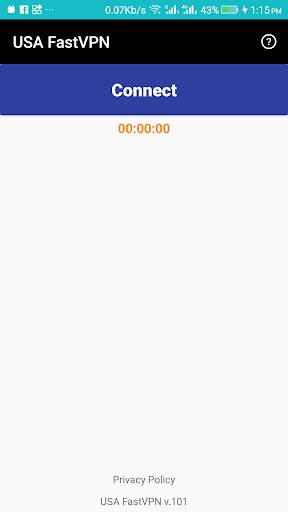 USA FastVPN - Free Secured Unlimited Fast US VPN screenshot 1