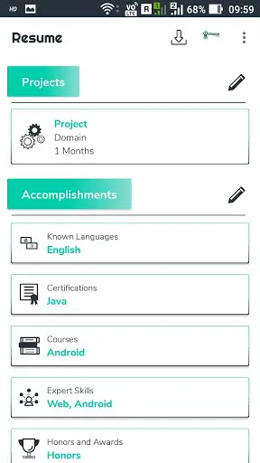 Resume - Create, Build and Download for Free screenshot 5
