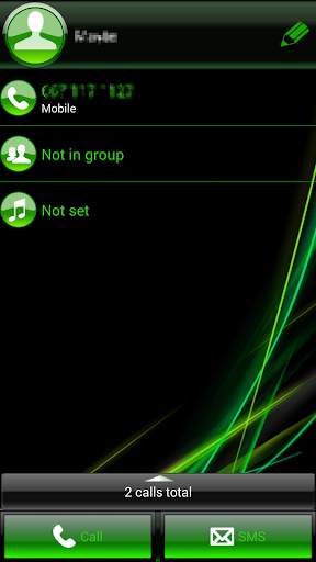 THEME AERO GREEN FOR EXDIALER screenshot 4