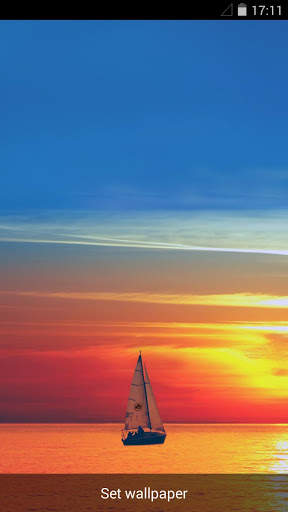 Ship on the Sea Live Wallpaper screenshot 1
