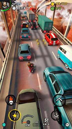 BURNING ASPHALT: Moto screenshot 6