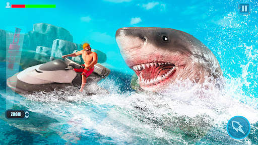 Survivor Sharks Game: Shooting Hunter Action Games screenshot 1