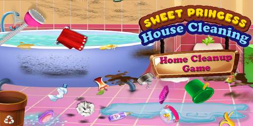 Sweet Princess House Cleaning: Home Cleanup Game screenshot 2