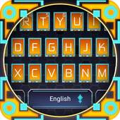 orange science keyboard blue time travel 10001005