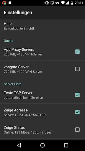 VPN Servers für OpenVPN screenshot 6