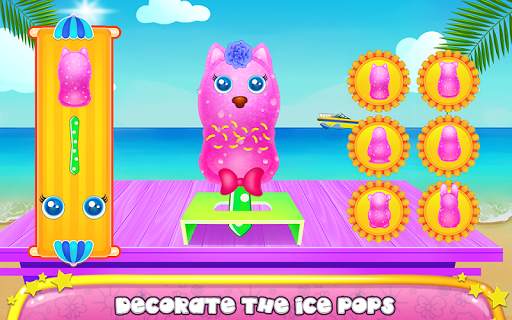 Fluffy Animals Ice Pops Maker screenshot 8