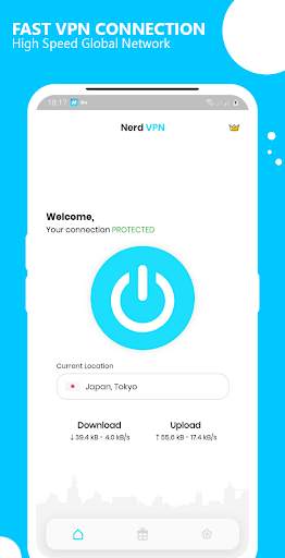 Nerd VPN - Free Unlimited VPN Proxy screenshot 1